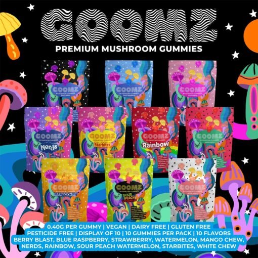 10 Packs of Goomz Gummies