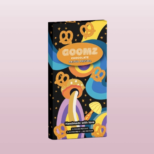 Goomz Salted Pretzel Mushroom Chocolate