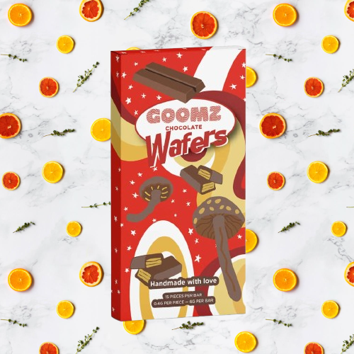 Goomz Wafers Mushroom Chocolate